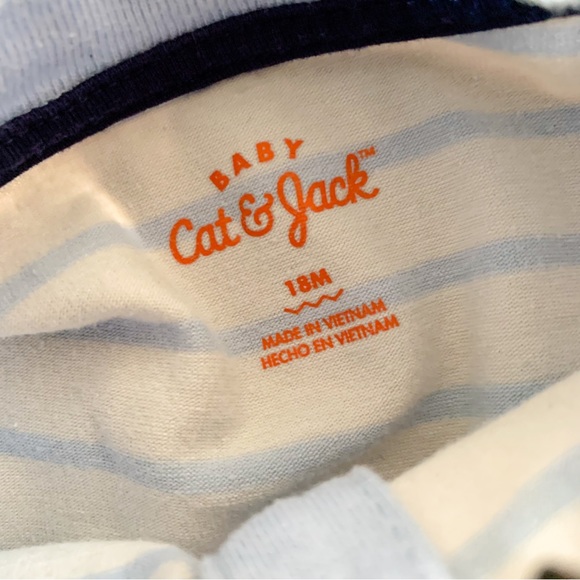 Cat & Jack • Striped Henley Bodysuit - Picture 5 of 5